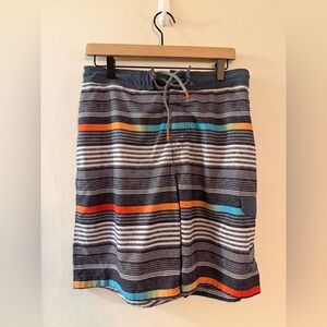 Speedo Men’s Striped Board Shorts - Size Medium